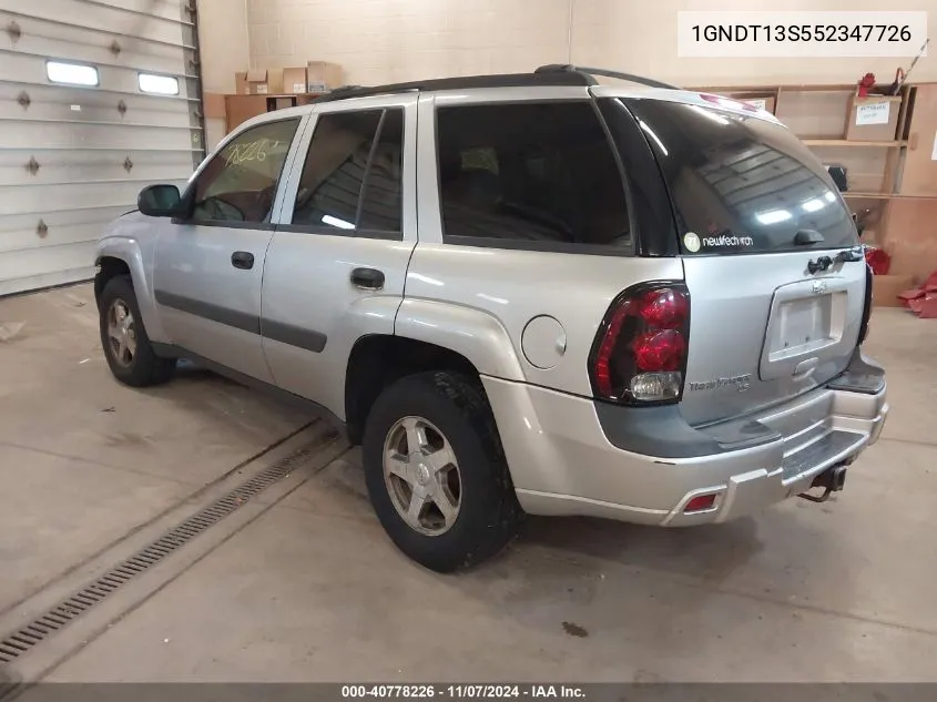 1GNDT13S552347726 2005 Chevrolet Trailblazer Ls