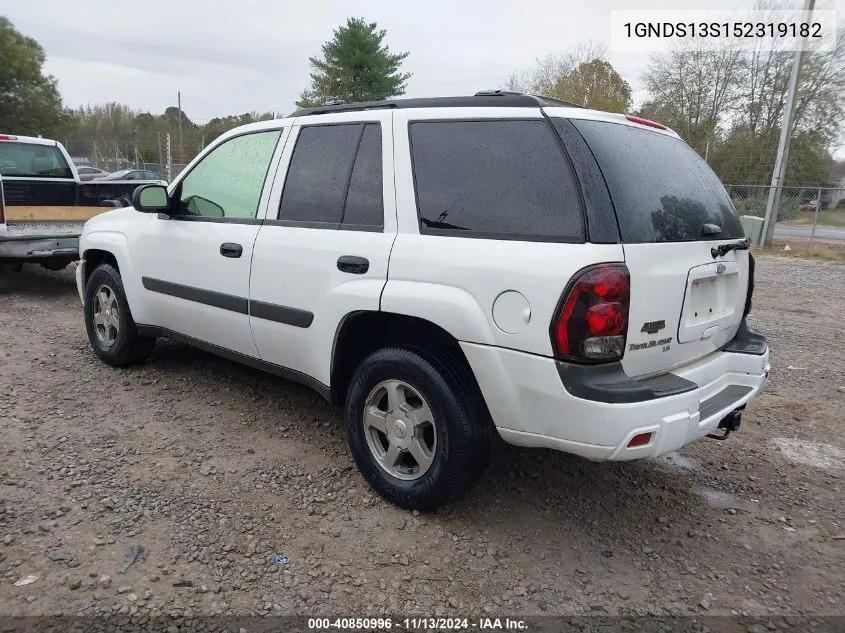 1GNDS13S152319182 2005 Chevrolet Trailblazer Ls