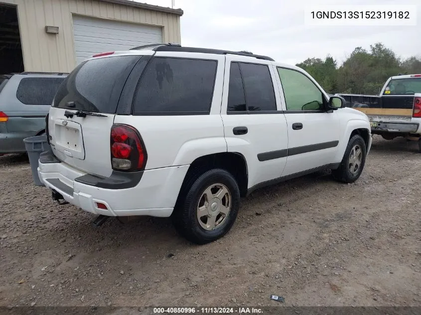 1GNDS13S152319182 2005 Chevrolet Trailblazer Ls