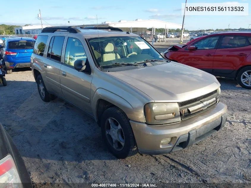 2005 Chevrolet Trailblazer Ext Lt VIN: 1GNES16S156113532 Lot: 40877486