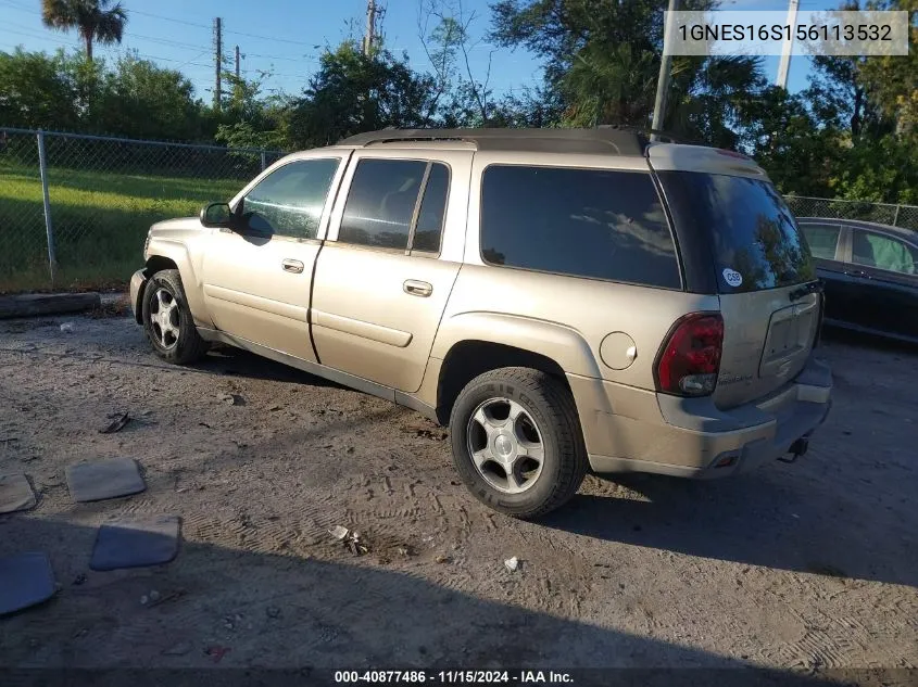 2005 Chevrolet Trailblazer Ext Lt VIN: 1GNES16S156113532 Lot: 40877486