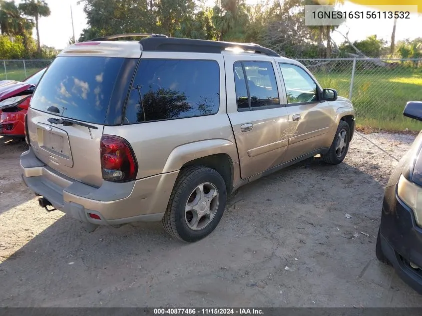 2005 Chevrolet Trailblazer Ext Lt VIN: 1GNES16S156113532 Lot: 40877486