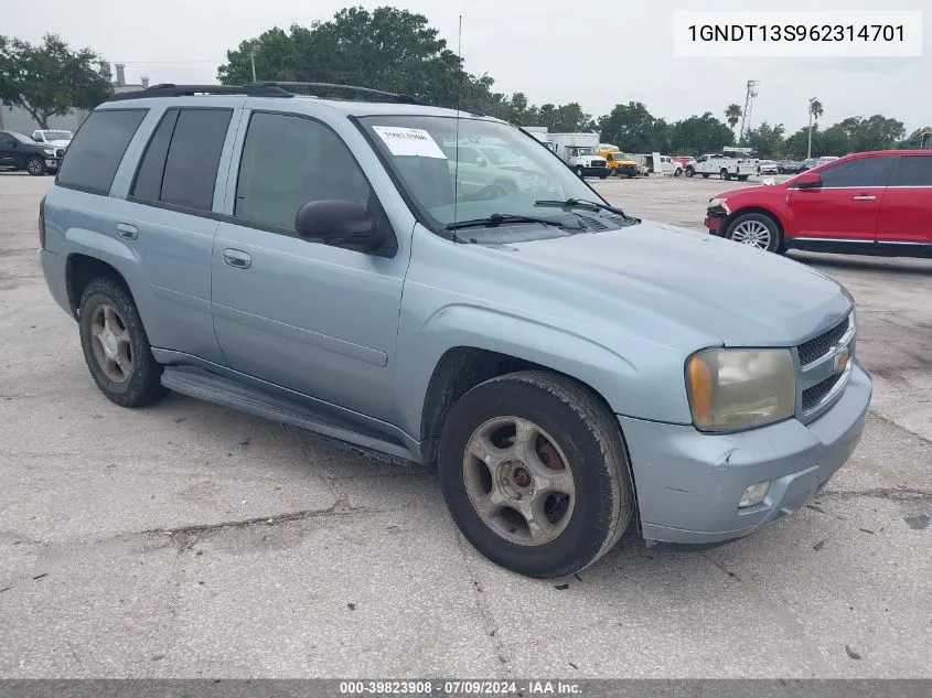 1GNDT13S962314701 2006 Chevrolet Trailblazer Lt