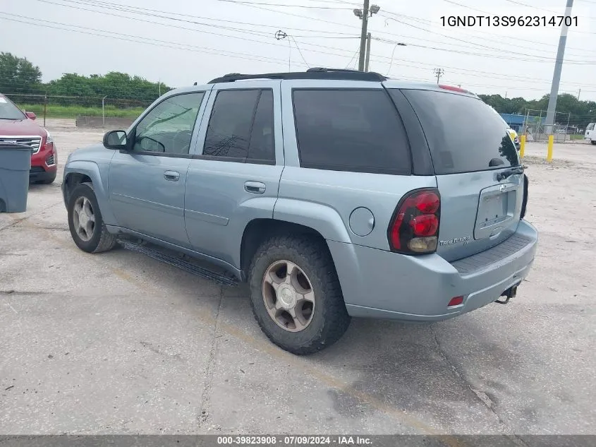 1GNDT13S962314701 2006 Chevrolet Trailblazer Lt