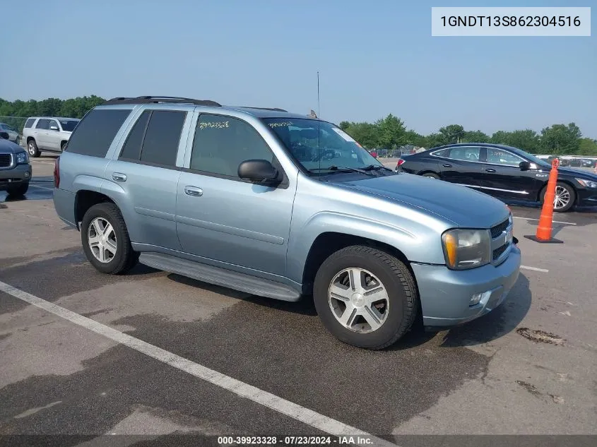 1GNDT13S862304516 2006 Chevrolet Trailblazer Lt