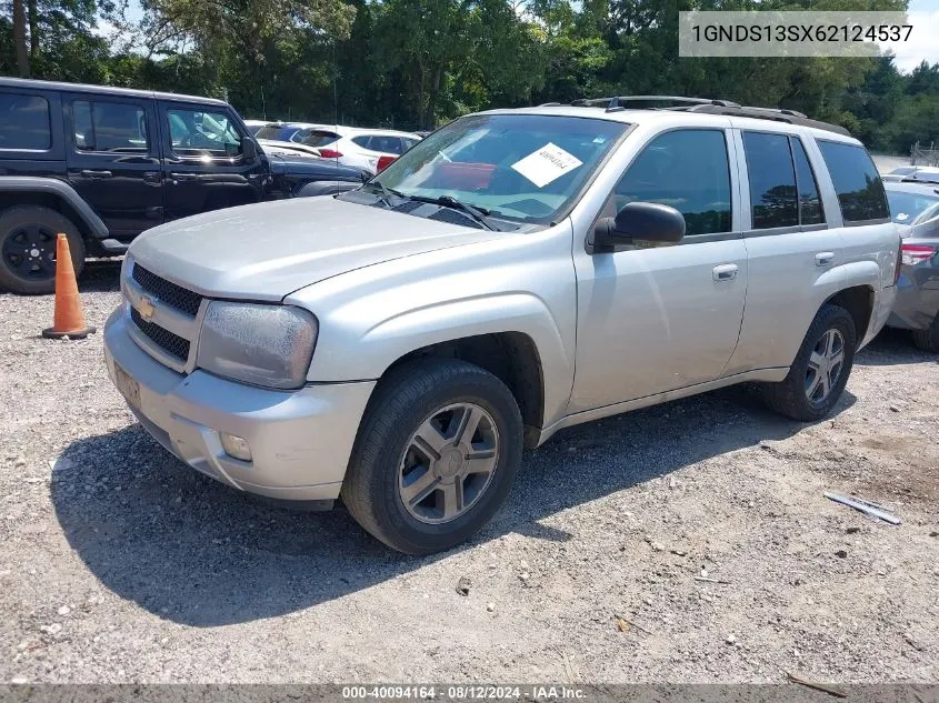 2006 Chevrolet Trailblazer Lt VIN: 1GNDS13SX62124537 Lot: 40094164