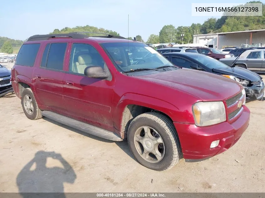 2006 Chevrolet Trailblazer Ext Lt VIN: 1GNET16M566127398 Lot: 40181284