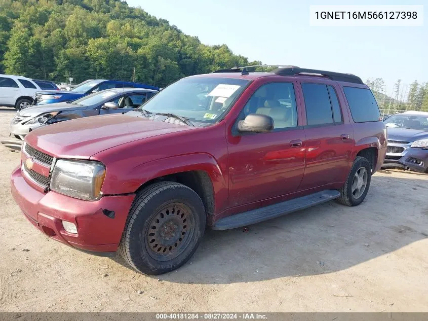 2006 Chevrolet Trailblazer Ext Lt VIN: 1GNET16M566127398 Lot: 40181284