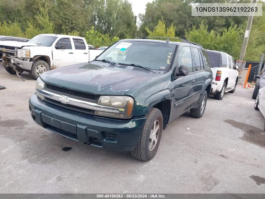 1GNDS13S962192263 2006 Chevrolet Trailblazer Ls