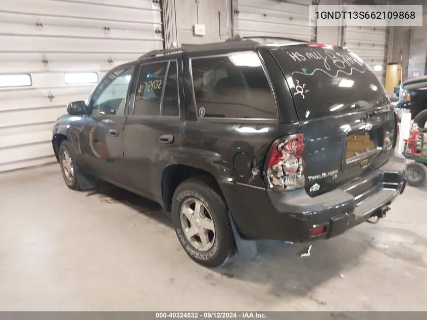 2006 Chevrolet Trailblazer Ls VIN: 1GNDT13S662109868 Lot: 40324532