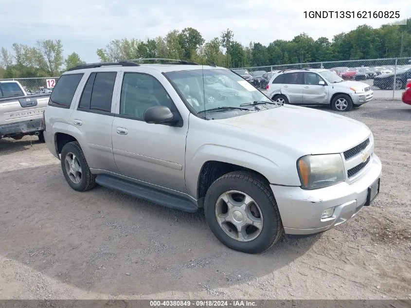 2006 Chevrolet Trailblazer Lt VIN: 1GNDT13S162160825 Lot: 40380849