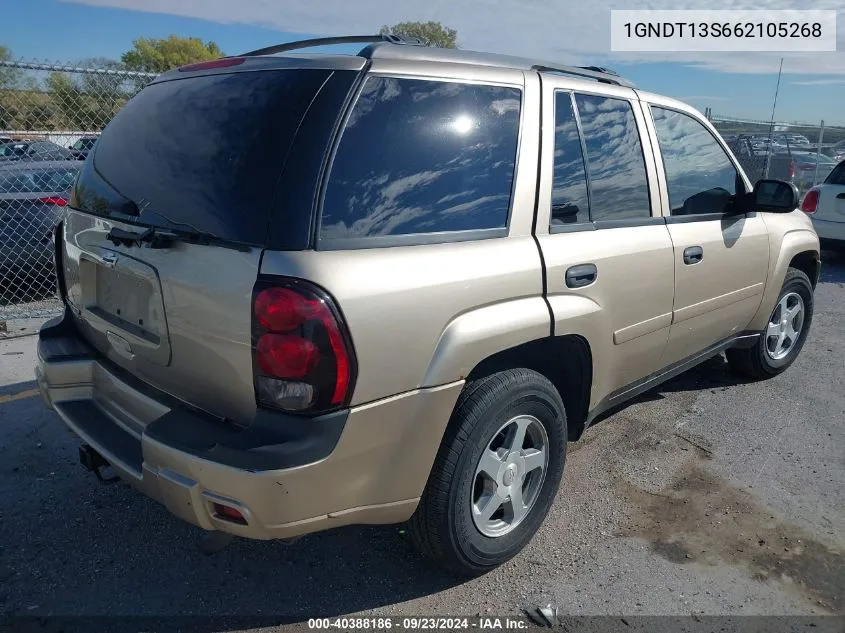 2006 Chevrolet Trailblazer Ls VIN: 1GNDT13S662105268 Lot: 40388186