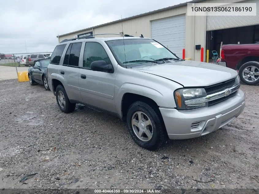 1GNDS13S062186190 2006 Chevrolet Trailblazer Ls