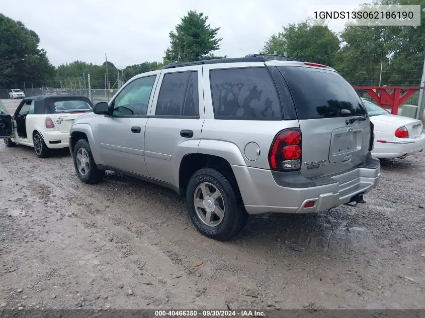 1GNDS13S062186190 2006 Chevrolet Trailblazer Ls