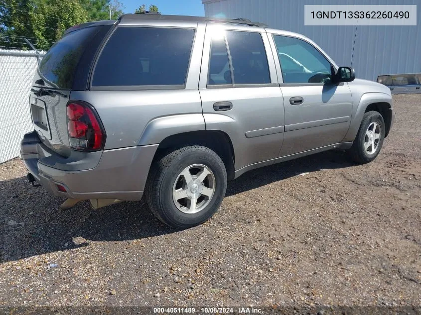 1GNDT13S362260490 2006 Chevrolet Trailblazer Ls