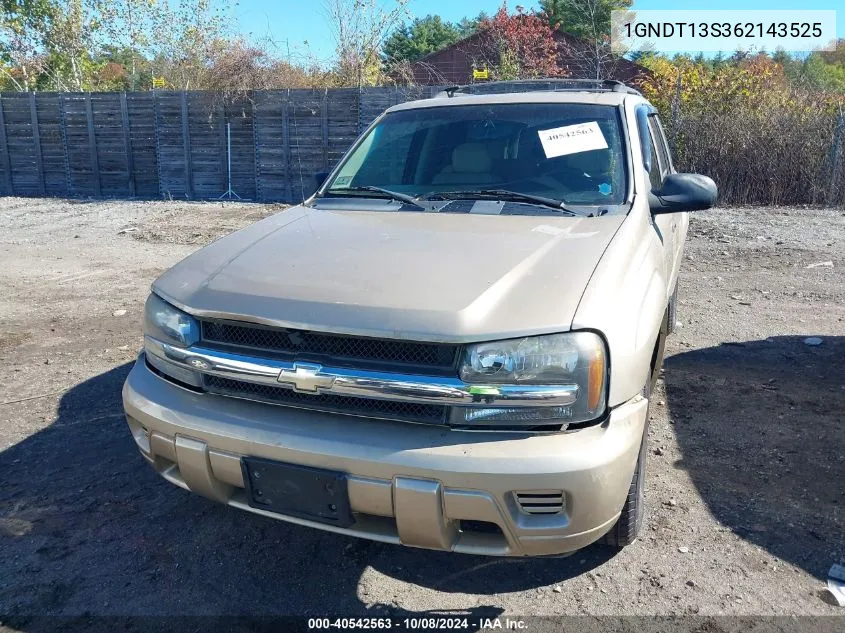 2006 Chevrolet Trailblazer Ls VIN: 1GNDT13S362143525 Lot: 40542563