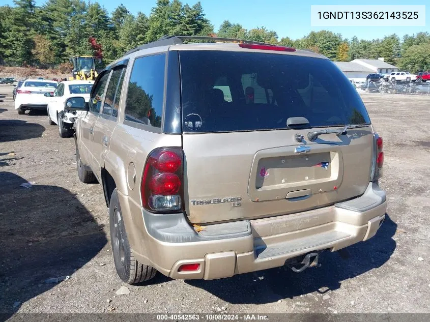 1GNDT13S362143525 2006 Chevrolet Trailblazer Ls