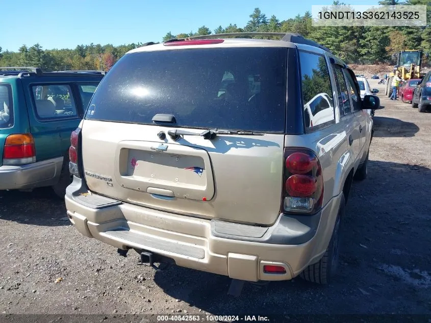 2006 Chevrolet Trailblazer Ls VIN: 1GNDT13S362143525 Lot: 40542563