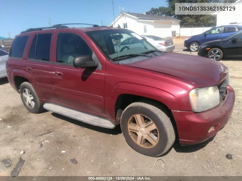 1GNDS13S362152129 2006 Chevrolet Trailblazer Lt