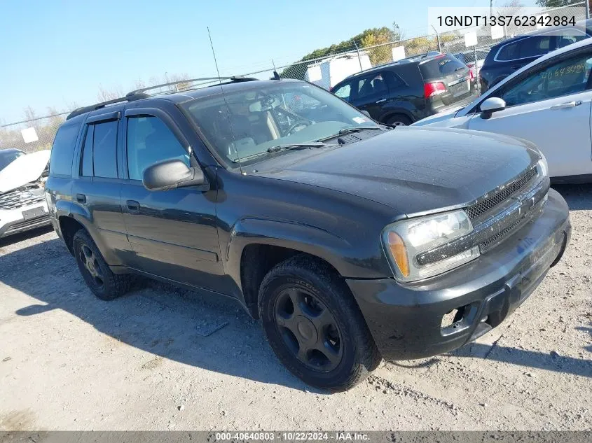 2006 Chevrolet Trailblazer Ls VIN: 1GNDT13S762342884 Lot: 40640803