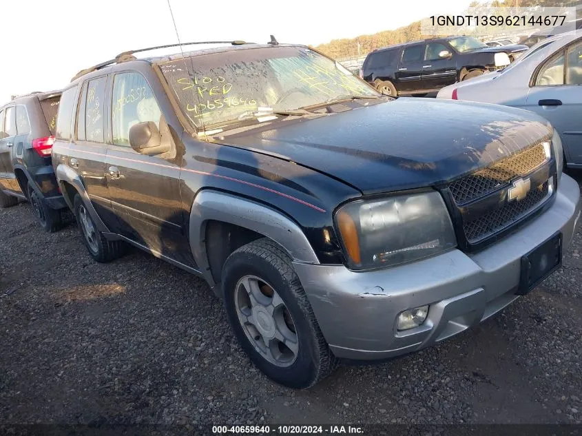 2006 Chevrolet Trailblazer Lt VIN: 1GNDT13S962144677 Lot: 40659640