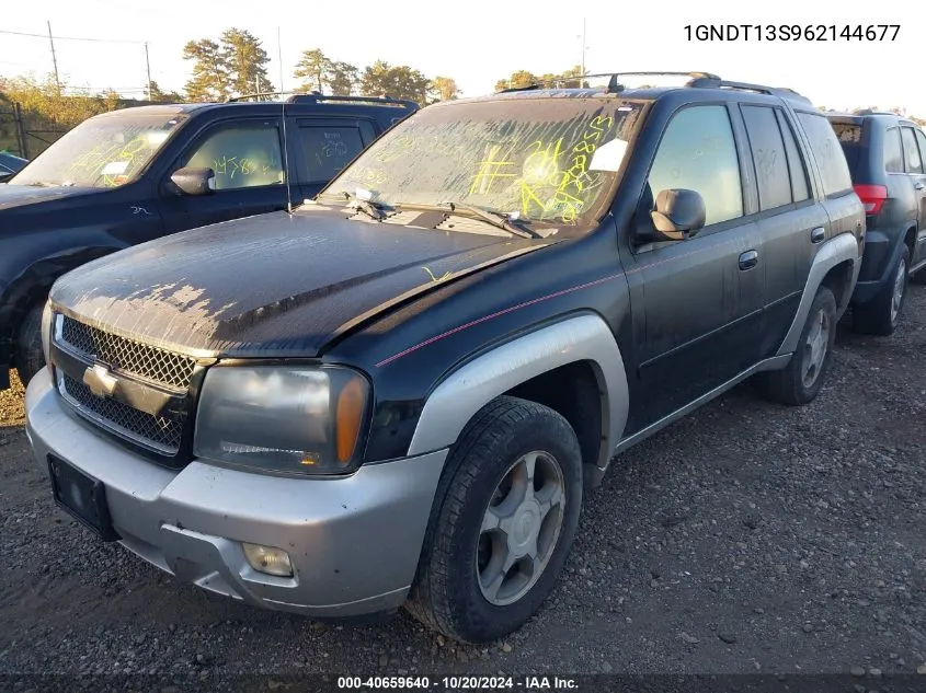 2006 Chevrolet Trailblazer Lt VIN: 1GNDT13S962144677 Lot: 40659640