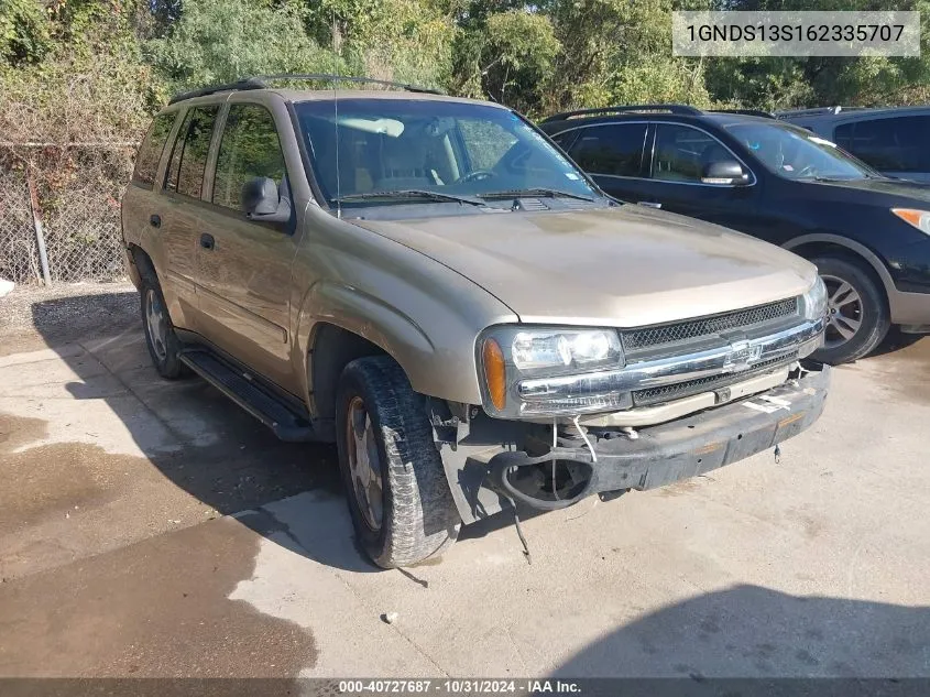 2006 Chevrolet Trailblazer Ls VIN: 1GNDS13S162335707 Lot: 40727687