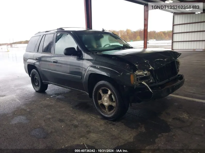 2006 Chevrolet Trailblazer Ls VIN: 1GNDT13S362358483 Lot: 40736342