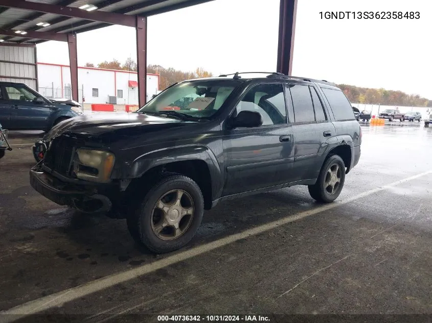 2006 Chevrolet Trailblazer Ls VIN: 1GNDT13S362358483 Lot: 40736342