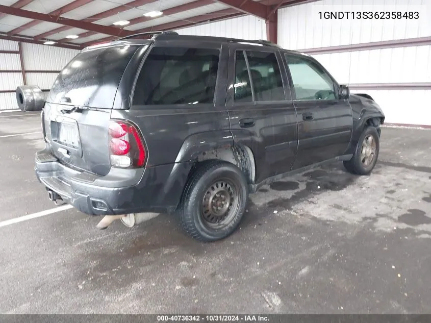 2006 Chevrolet Trailblazer Ls VIN: 1GNDT13S362358483 Lot: 40736342