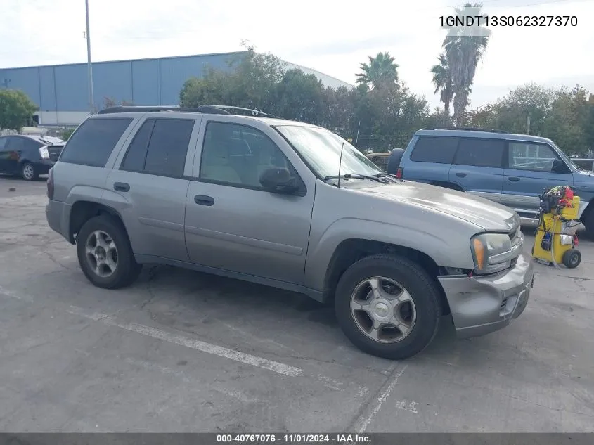 2006 Chevrolet Trailblazer Ls VIN: 1GNDT13S062327370 Lot: 40767076