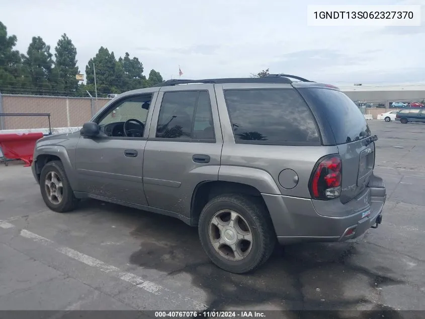 2006 Chevrolet Trailblazer Ls VIN: 1GNDT13S062327370 Lot: 40767076