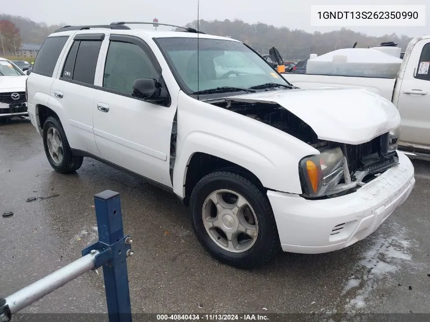 2006 Chevrolet Trailblazer Ls VIN: 1GNDT13S262350990 Lot: 40840434