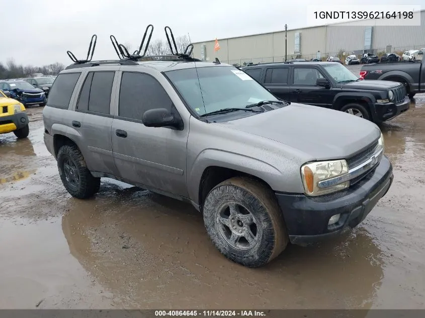 2006 Chevrolet Trailblazer Ls VIN: 1GNDT13S962164198 Lot: 40864645