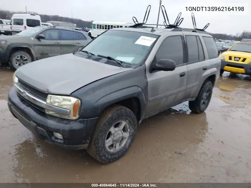 2006 Chevrolet Trailblazer Ls VIN: 1GNDT13S962164198 Lot: 40864645