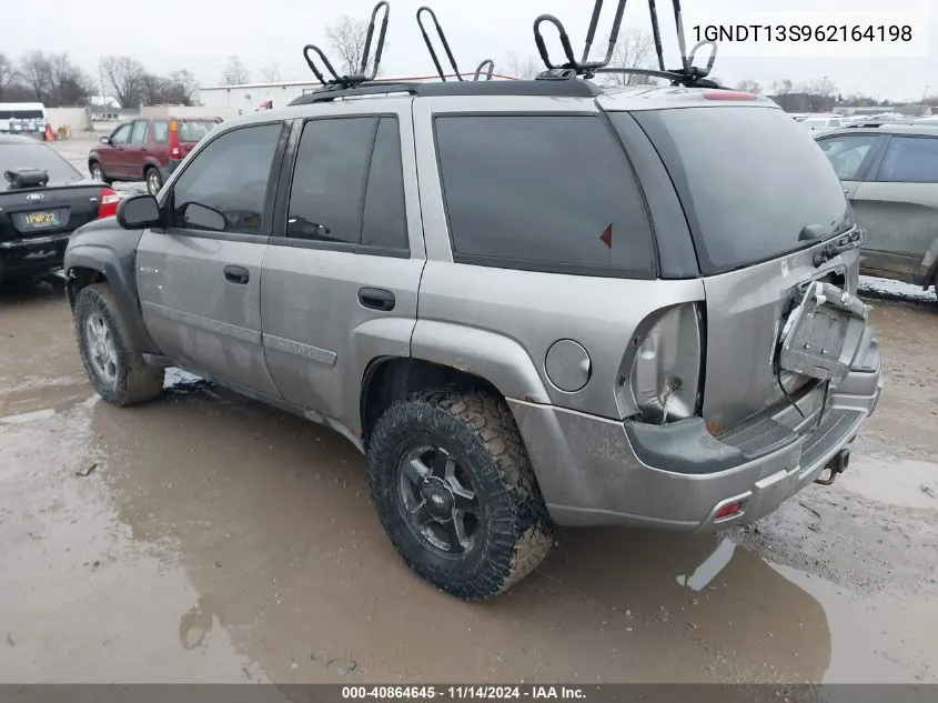 2006 Chevrolet Trailblazer Ls VIN: 1GNDT13S962164198 Lot: 40864645