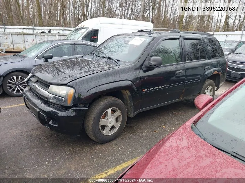 2006 Chevrolet Trailblazer Ls VIN: 1GNDT13S962209687 Lot: 40866356