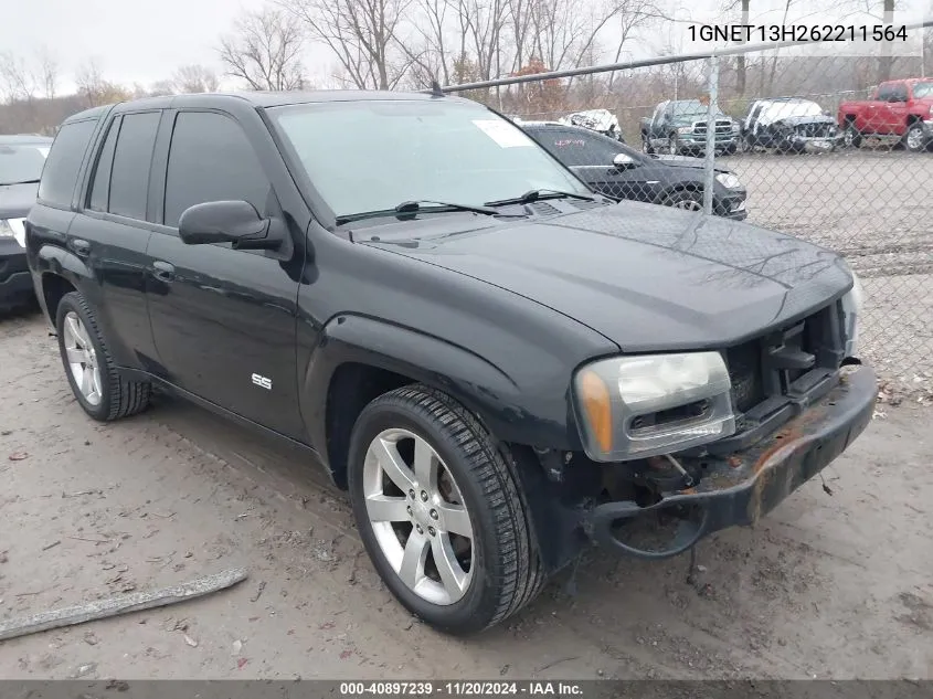 2006 Chevrolet Trailblazer Lt VIN: 1GNET13H262211564 Lot: 40897239