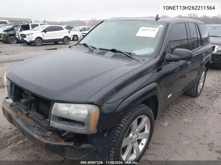 2006 Chevrolet Trailblazer Lt VIN: 1GNET13H262211564 Lot: 40897239