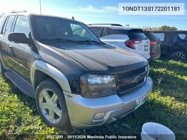 2007 Chevrolet Trailblazer Lt VIN: 1GNDT13S172201181 Lot: 20173299