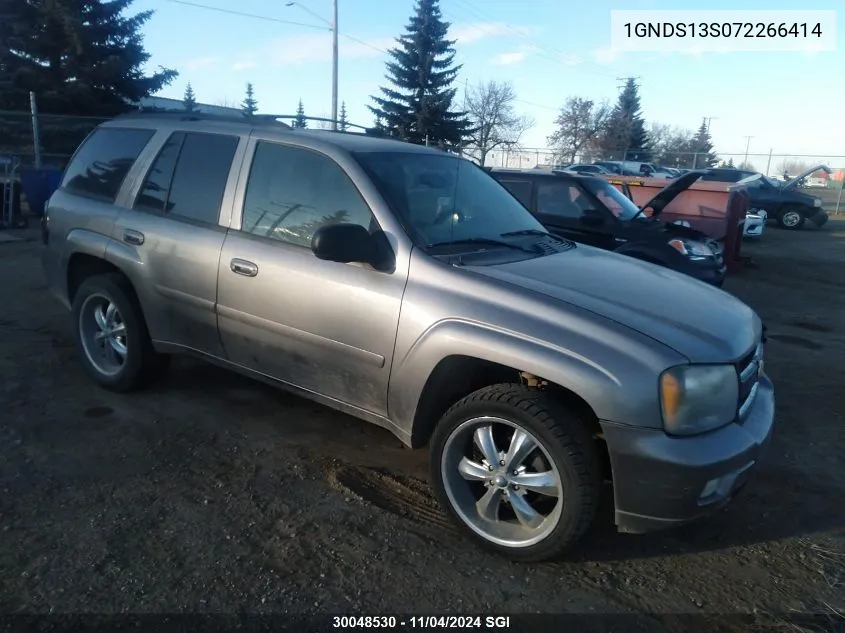 2007 Chevrolet Trailblazer Ls/Lt VIN: 1GNDS13S072266414 Lot: 30048530