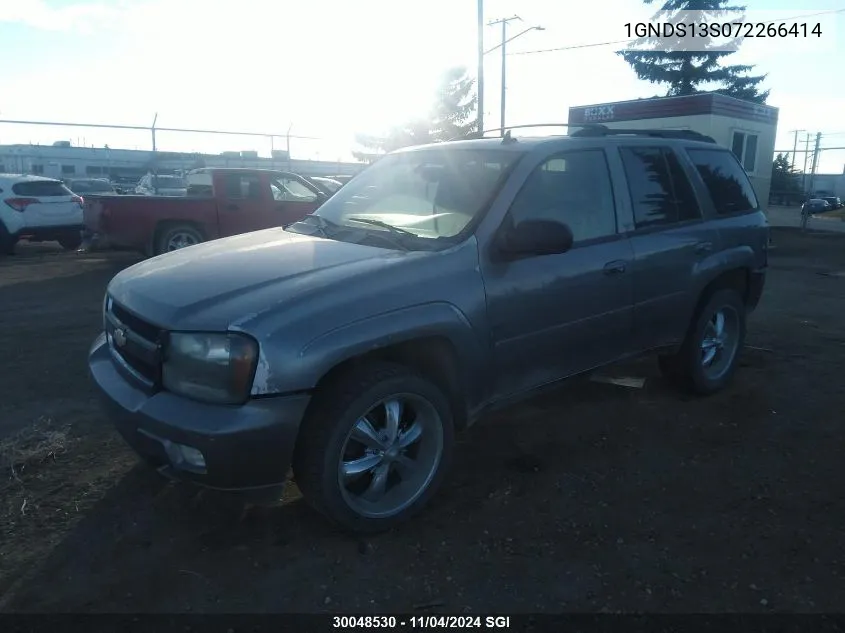 2007 Chevrolet Trailblazer Ls/Lt VIN: 1GNDS13S072266414 Lot: 30048530