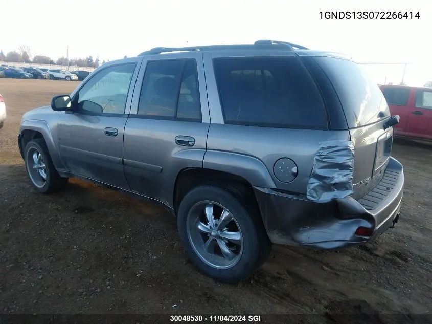 2007 Chevrolet Trailblazer Ls/Lt VIN: 1GNDS13S072266414 Lot: 30048530