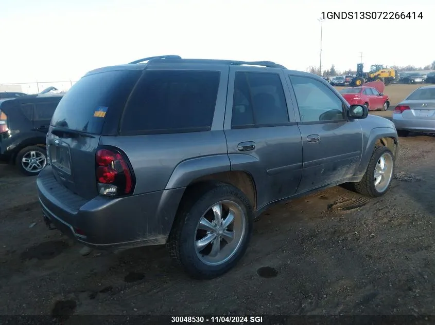 2007 Chevrolet Trailblazer Ls/Lt VIN: 1GNDS13S072266414 Lot: 30048530