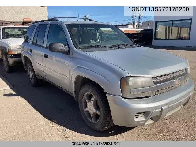 2007 Chevrolet Trailblazer Ls/Lt VIN: 1GNDT13S572178200 Lot: 30049586