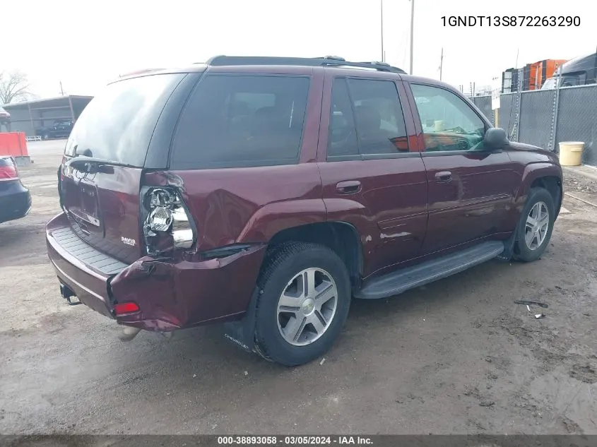 2007 Chevrolet Trailblazer Lt VIN: 1GNDT13S872263290 Lot: 38893058