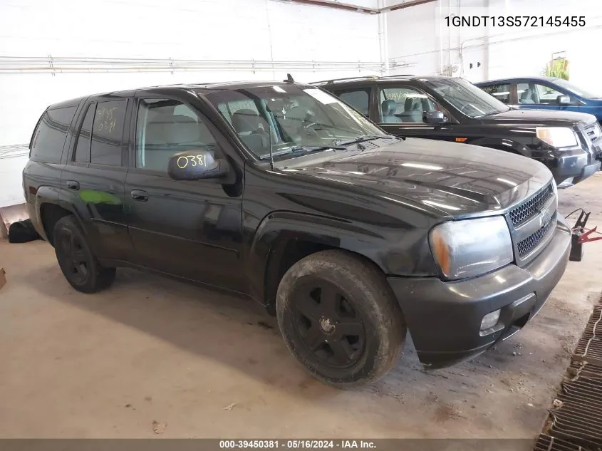 2007 Chevrolet Trailblazer Lt VIN: 1GNDT13S572145455 Lot: 39450381