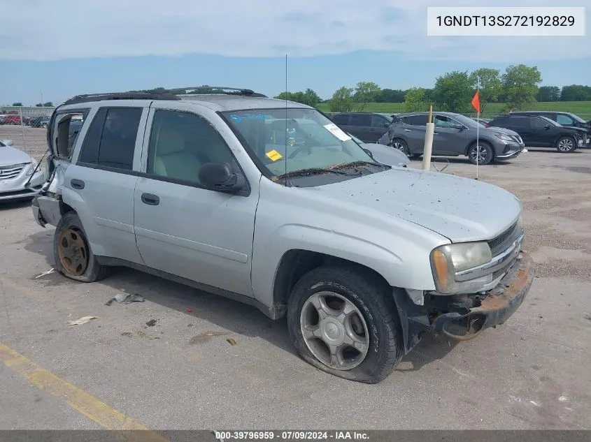 1GNDT13S272192829 2007 Chevrolet Trailblazer Ls