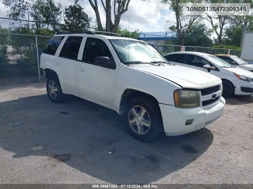 1GNDS13S472309345 2007 Chevrolet Trailblazer Lt