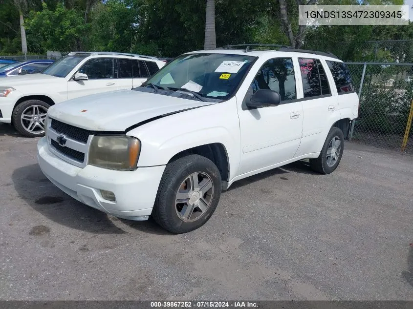 1GNDS13S472309345 2007 Chevrolet Trailblazer Lt